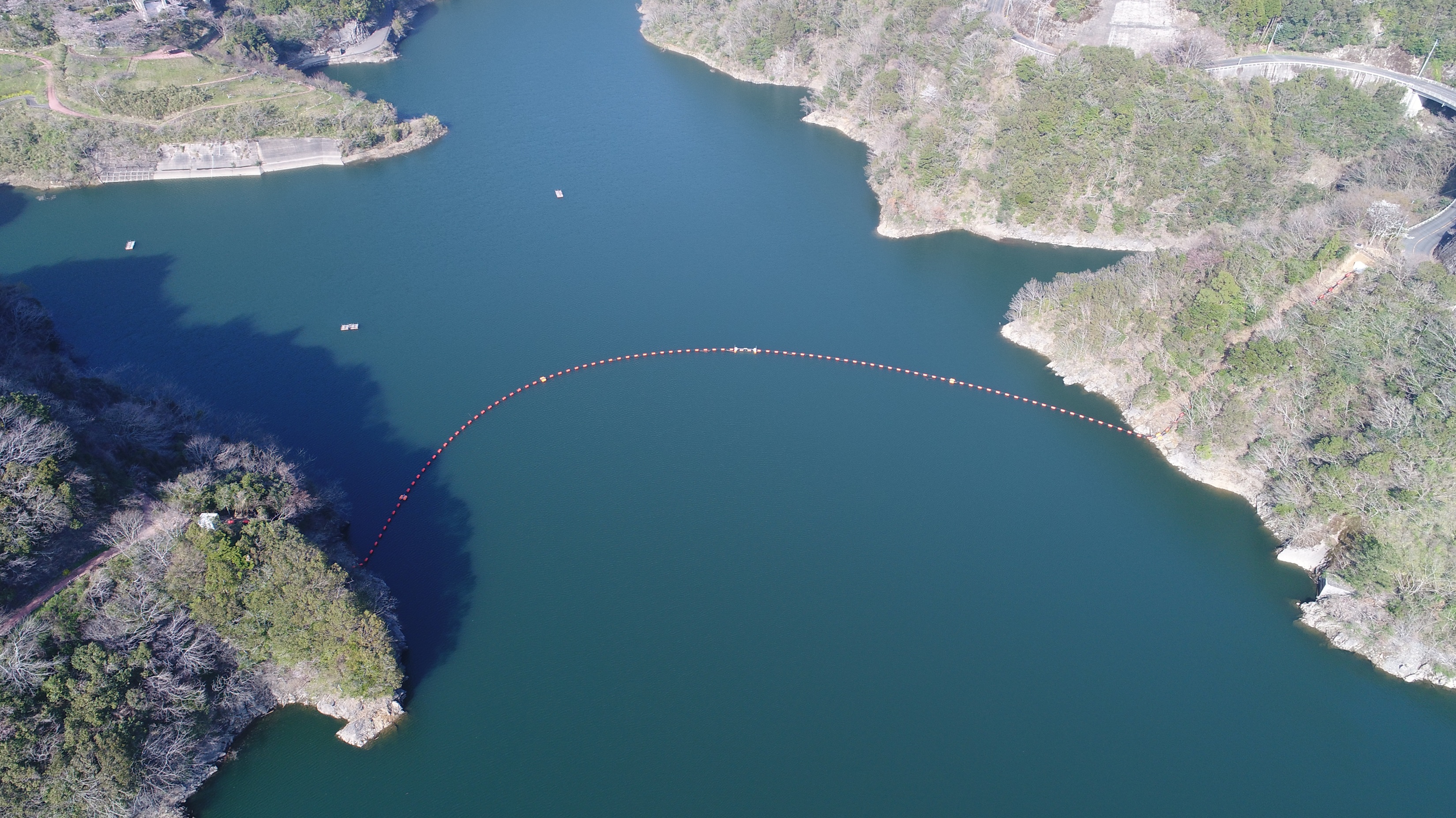 流木止設備（網場）