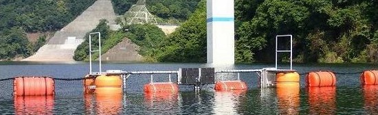 流木止設備（通船ゲート）電動開閉式